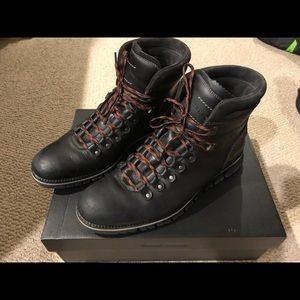 Cole Haan ZeroGrand waterproof boots black, 9.5